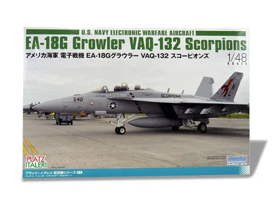 1/48 Platz US NAVY ELECTRONIC WAREFARE AIRCRAFT EA-18GGrowler VAQ-132 Scorpions