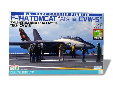1/48 Platz US NAVY CARRIER FIGHTER F-14A TOMCAT Atsugi CVW-5 with MetalPitot Tube