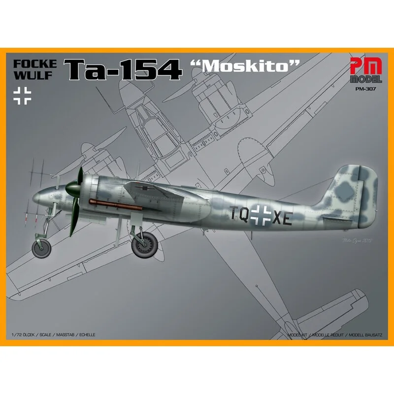 Focke Wulf Ta-154 Moskito Model kit