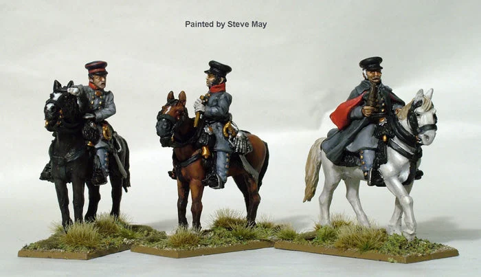 Napoleonic Prussian High Command, 28 mm Scale Model Metal Figures - Perry Miniatures