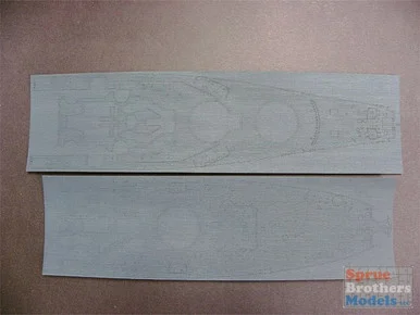PONWD35002 1:350 Pontos Model Wood Deck - USS Missouri BB-63 (TAM kit) #35002WD1