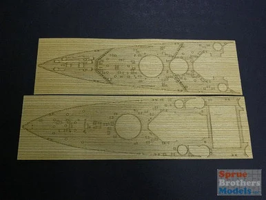 PONWD35008 1:350 Pontos Model Wood Deck - HMS King George V (TAM kit) #35008WD1