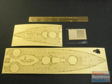 PONWD35028 1:350 Pontos Model Wood Deck - HMS Dreadnought 1907 (ZVE kit) #35028WD1