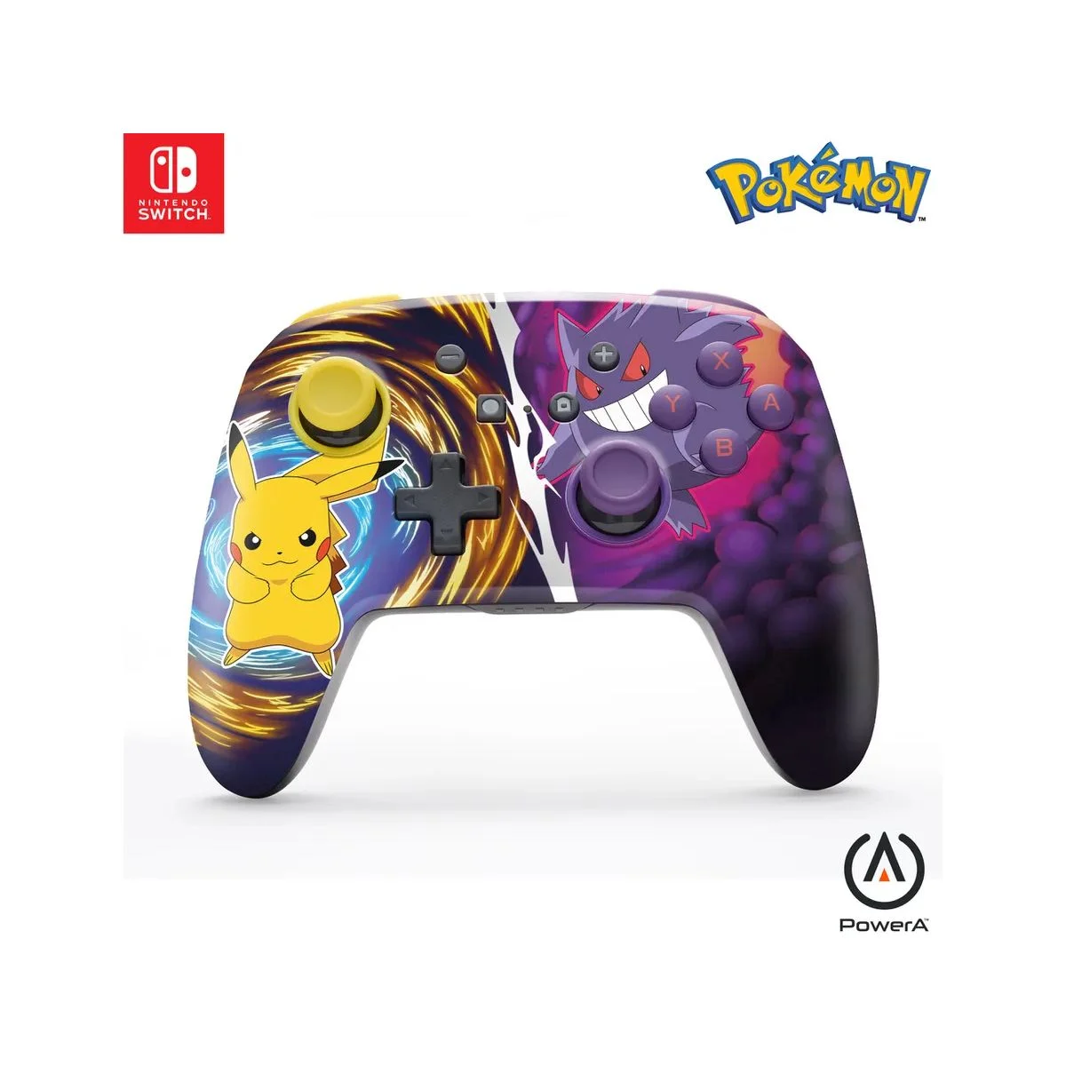 Switch Enhanced Wireless Controller - Pikachu vs. Gengar