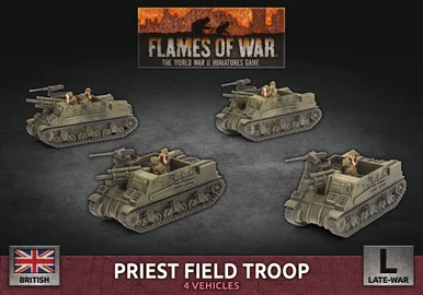 15mm M7 Priest Field Group - BBX64