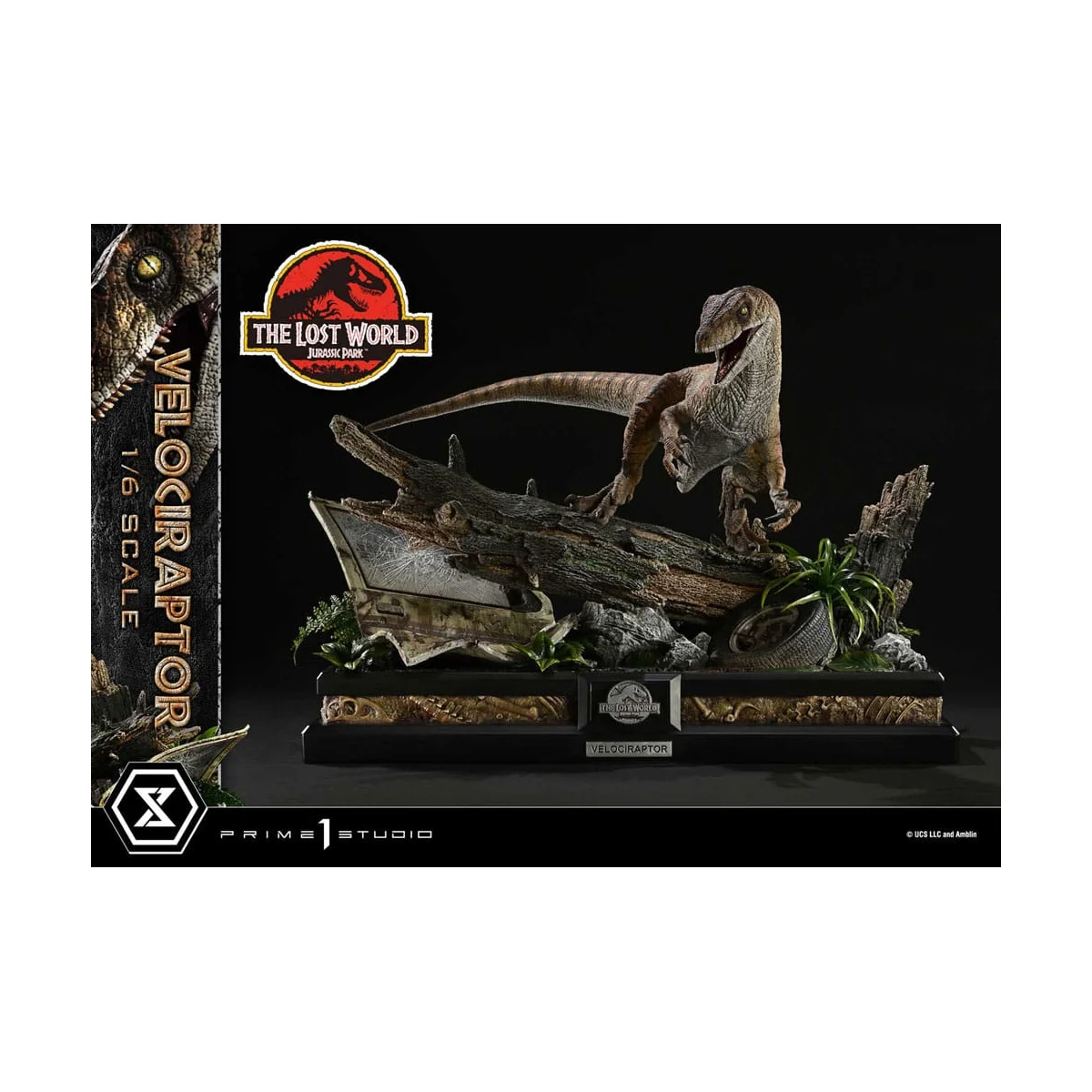 Jurassic Park II statuette Legacy Museum Collection 1/6 Velociraptor Bonus Version 41 cm - Prime 1 Studio