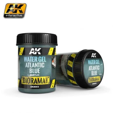 AK Texture: Water Gel Atlantic Blue - 250ml (Acrylic)