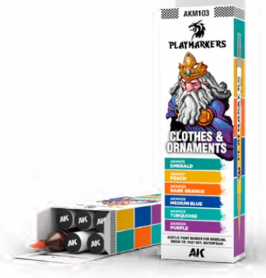 M103 - Playmarkers Set - Clothes and Ornaments
