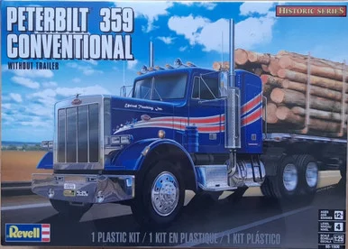 Revell 85-1506 Peterbilt 359 Conventional Tractor 1/25 Scale Model Kit