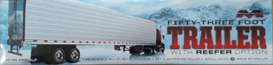 Moebius Models 1302 53' Trailer 1/25 Scale Model Kit