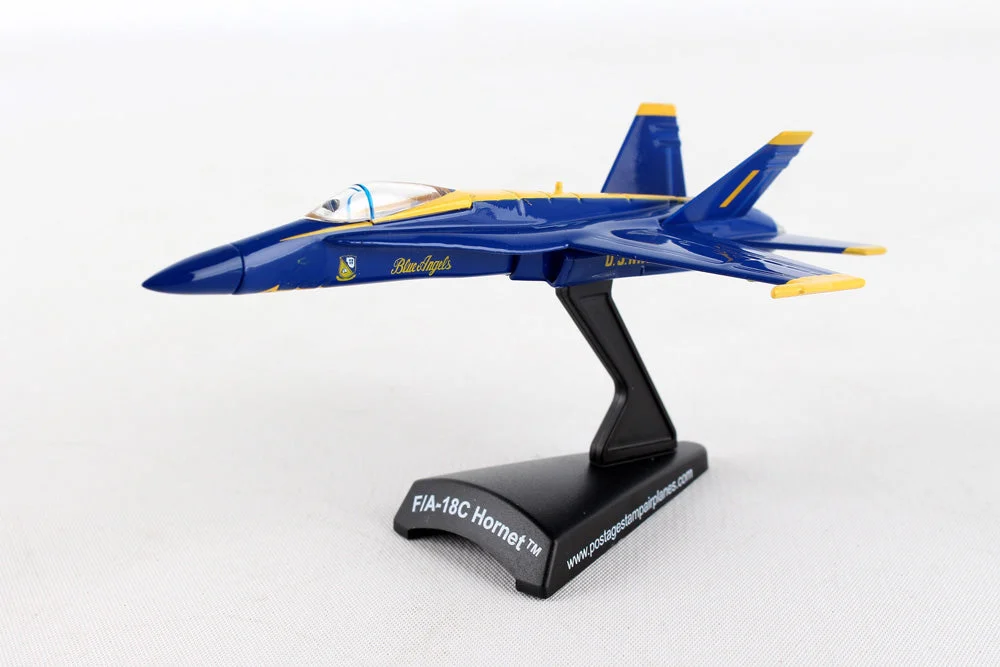 Daron Postage Stamp Collection Boeing F/A-18C Hornet Blue Angels 1/150 Scale Diecast Model