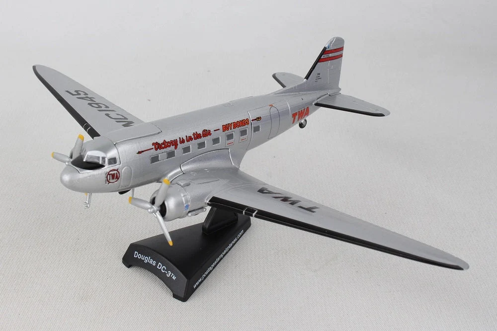 Douglas DC-3 Trans World Airlines, 1/144 Scale Model