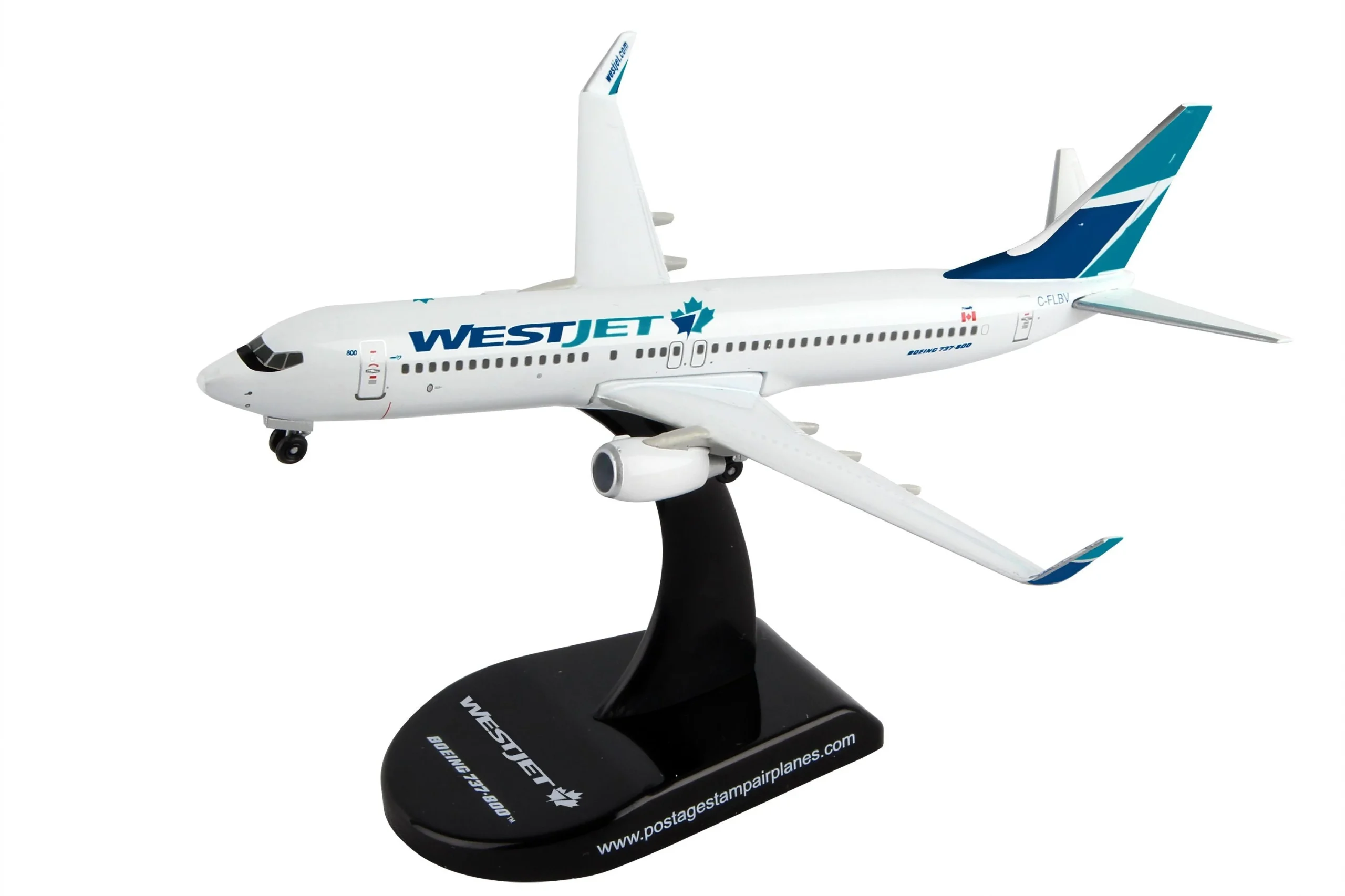 Boeing 737-800 WestJet Airways, 1/300 Scale Diecast Model