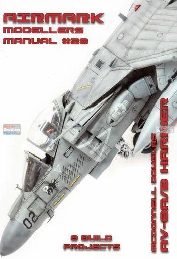 PSPMM028 Phoenix Scale Publications Modellers Manual #28: McDonnell Douglas AV-8A/B Harrier
