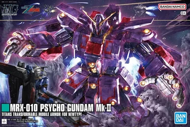 Bandai 5068362 #261 MRX-010 Psycho Gundam Mk-II Titans Transformable Mobile Armor For Newtype HG 1/144 Scale Model Kit