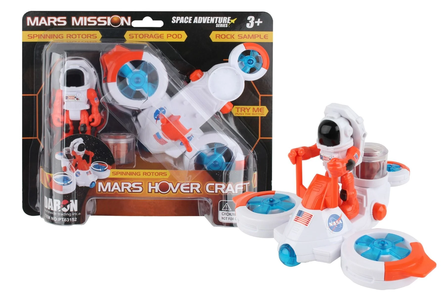 Mars Mission Hovercraft w/Astronaut - Daron
