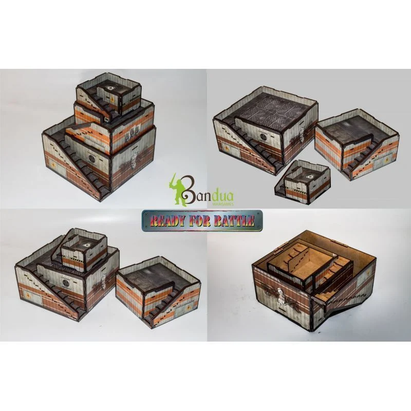 Infinity Q-Building Beta Miniature Game Scenery Set