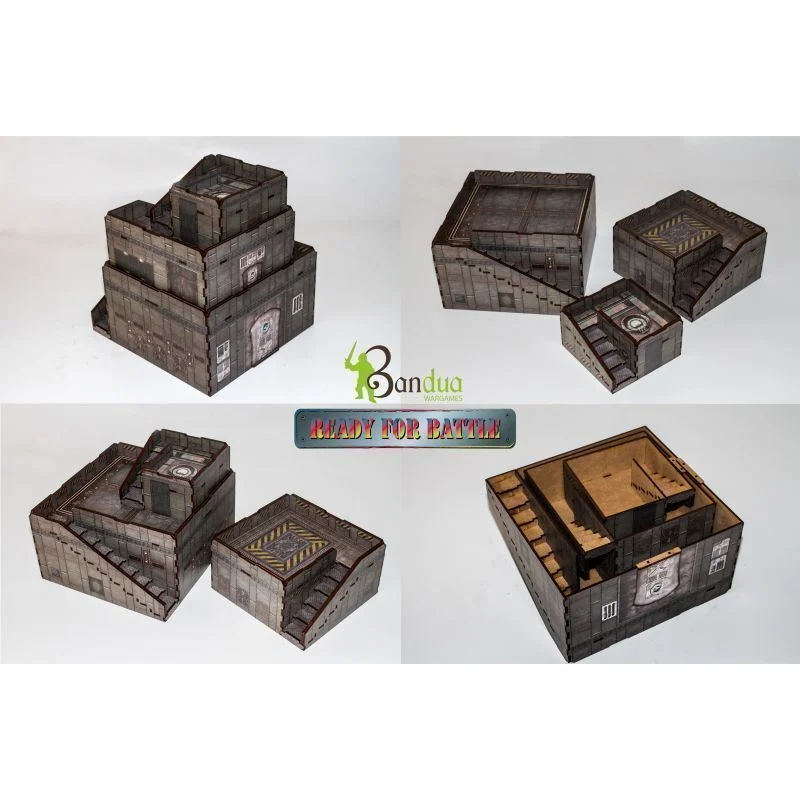 Infinity Q-Building GAMA Miniature Game Scenery Set