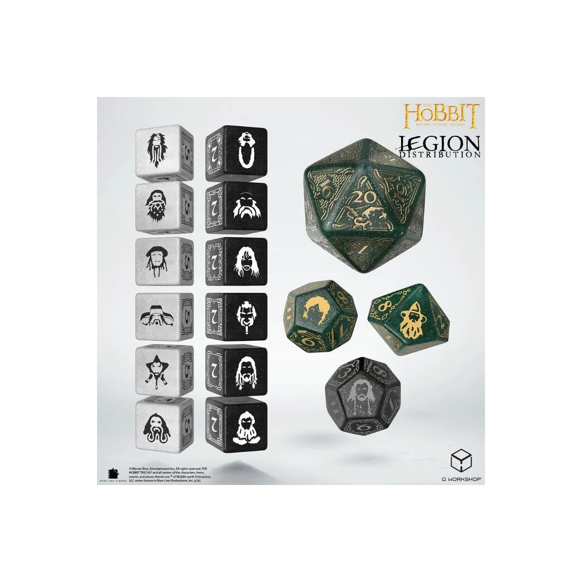 The Hobbit TCG - Dice Set - Verdant Grove