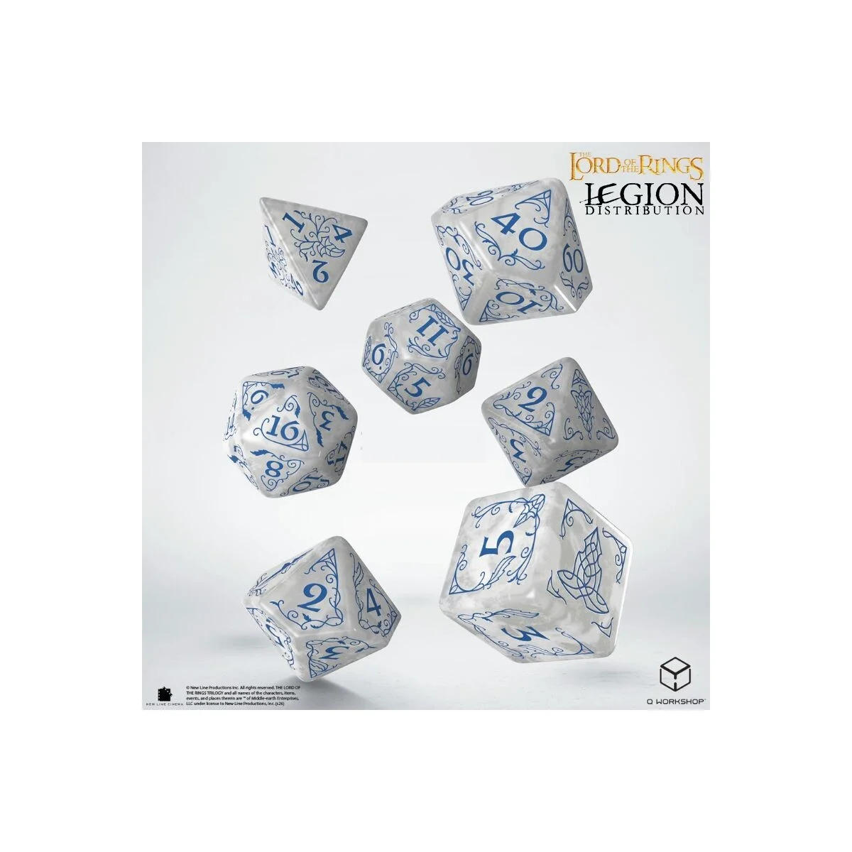 The Lord of the Rings - Rivendell Dice Set - Stone