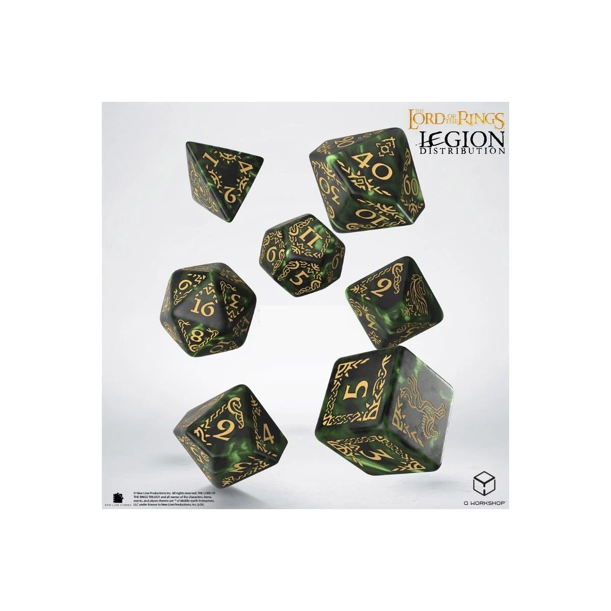 The Lord of the Rings - Rohan Dice Set