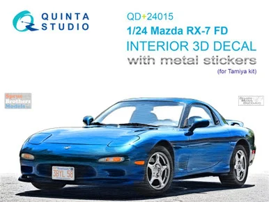 QTSQD24015R 1:24 Quinta Studio 3D Decal - Mazda RX-7 FD (TAM kit)