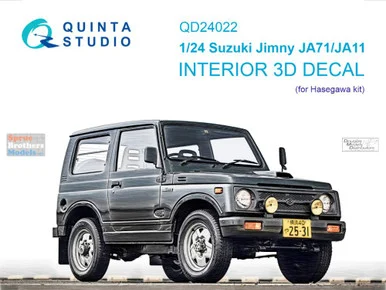 QTSQD24022 1:24 Quinta Studio 3D Decal - Suzuki Jimny JA71/JA11 (HAS kit)
