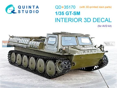 QTSQD35170R 1:35 Quinta Studio 3D Decal - GT-SM + Resin (AVD kit)