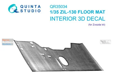 QTSQR35034 1:35 Quinta Studio 3D Decal - ZIL-130 Floor Mat