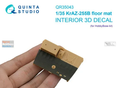 QTSQR35043 1:35 Quinta Studio 3D Decal - KrAZ-255B Floor Mat (HBS kit)