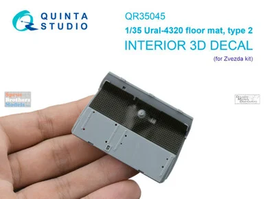 QTSQR35045 1:35 Quinta Studio 3D Decal - Ural-4320 Floor Mat Type 2 (ZVE kit)