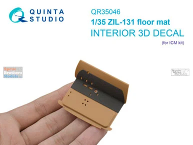 QTSQR35046 1:35 Quinta Studio 3D Decal - ZIL-131 Floor Mat (ICM kit)