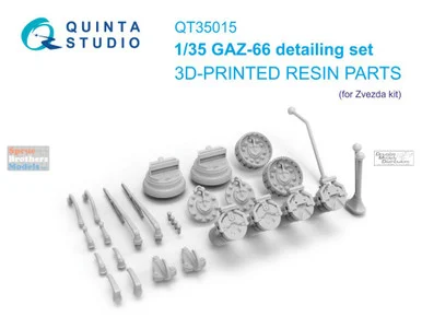 QTSQT35015 1:35 Quinta Studio GAZ-66 Detail Set (ZVE kit)