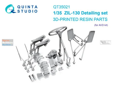 QTSQT35021 1:35 Quinta Studio ZIL-130 Detail Set (AVD kit)