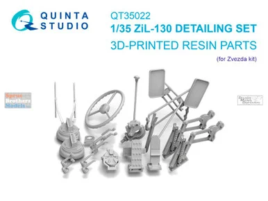 QTSQT35022 1:35 Quinta Studio ZIL-130 Detail Set (ZVE kit)