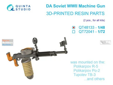 QTSQT48133 1:48 Quinta Studio DA Soviet WW2 Machine Gun Set