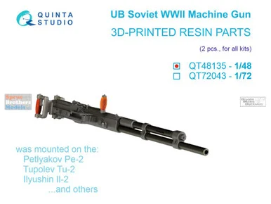 QTSQT48135 1:48 Quinta Studio UB Soviet WW2 Machine Gun Set