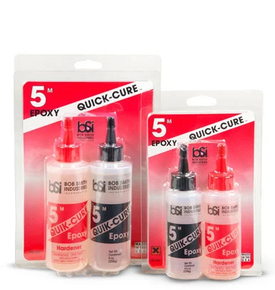 Bob Smith Industries BSI-202 Quick-Cure 5 Minute Epoxy, 9 oz.