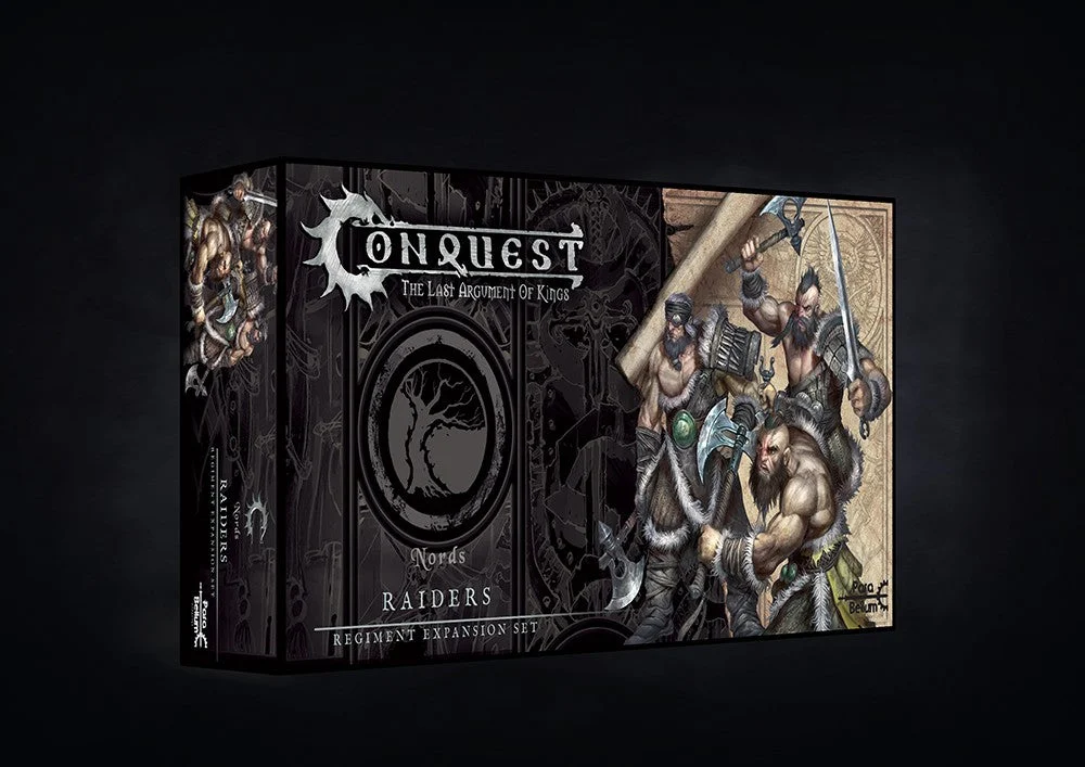 Conquest Nords Raiders, 38 mm Miniature Game Figures - Para Bellum Games