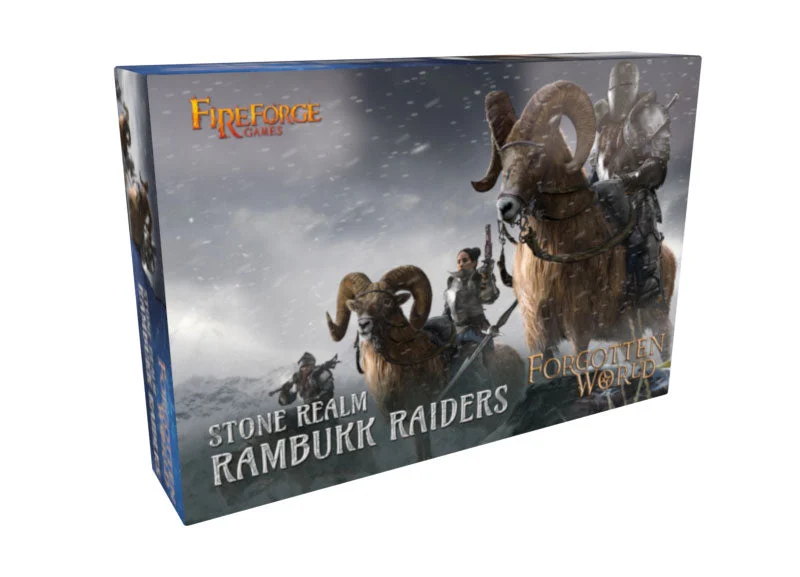 Stone Realm Dwarf Rambukk Raiders 28mm Plastic Kit Figures - Fireforge Games