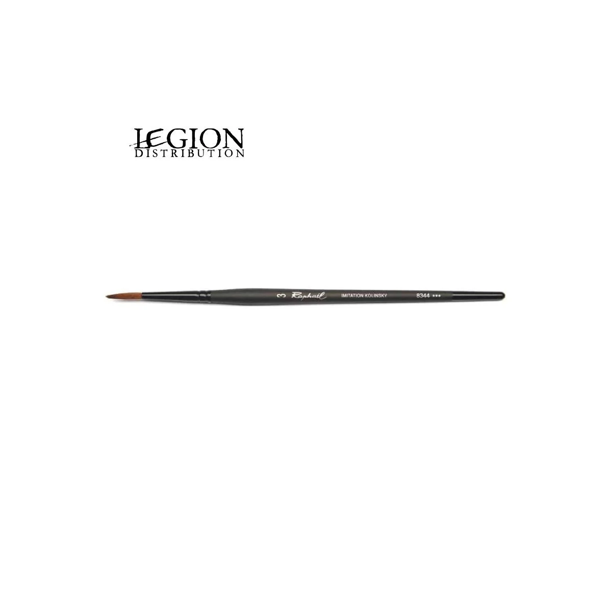 Raphael - Stradivarius round brushes with fine point, size 3