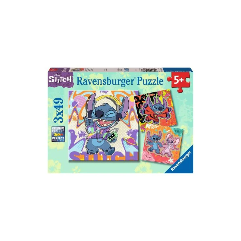 LILO & STITCH - Play all day - 3 Puzzle 49P