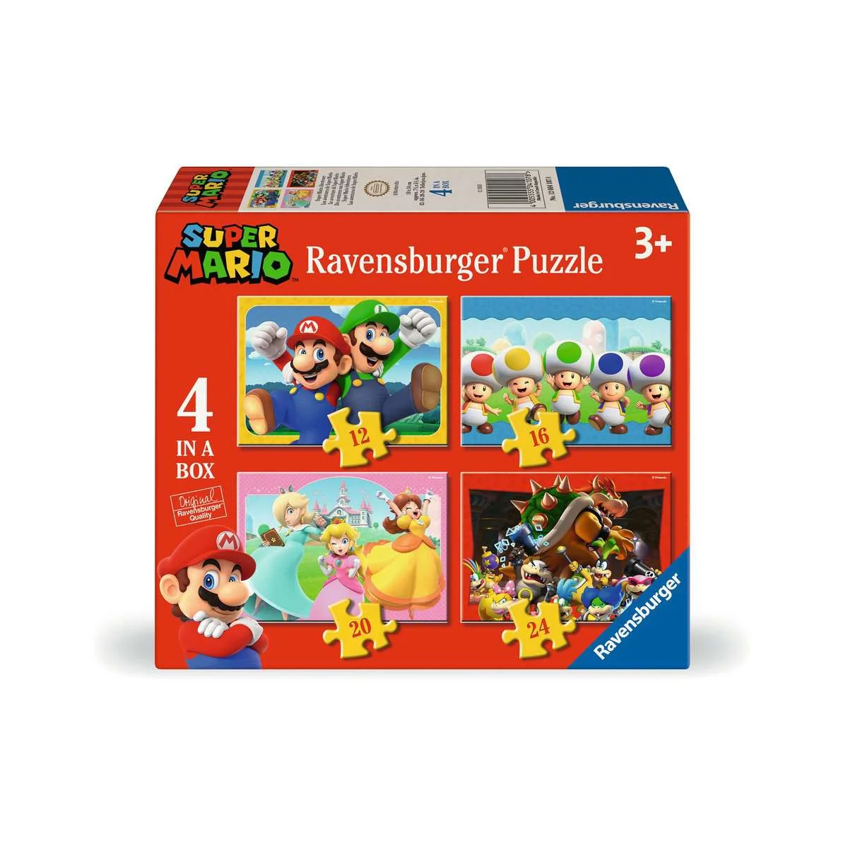 SUPER MARIO - 4 Puzzles 12P/16P/20P/24P