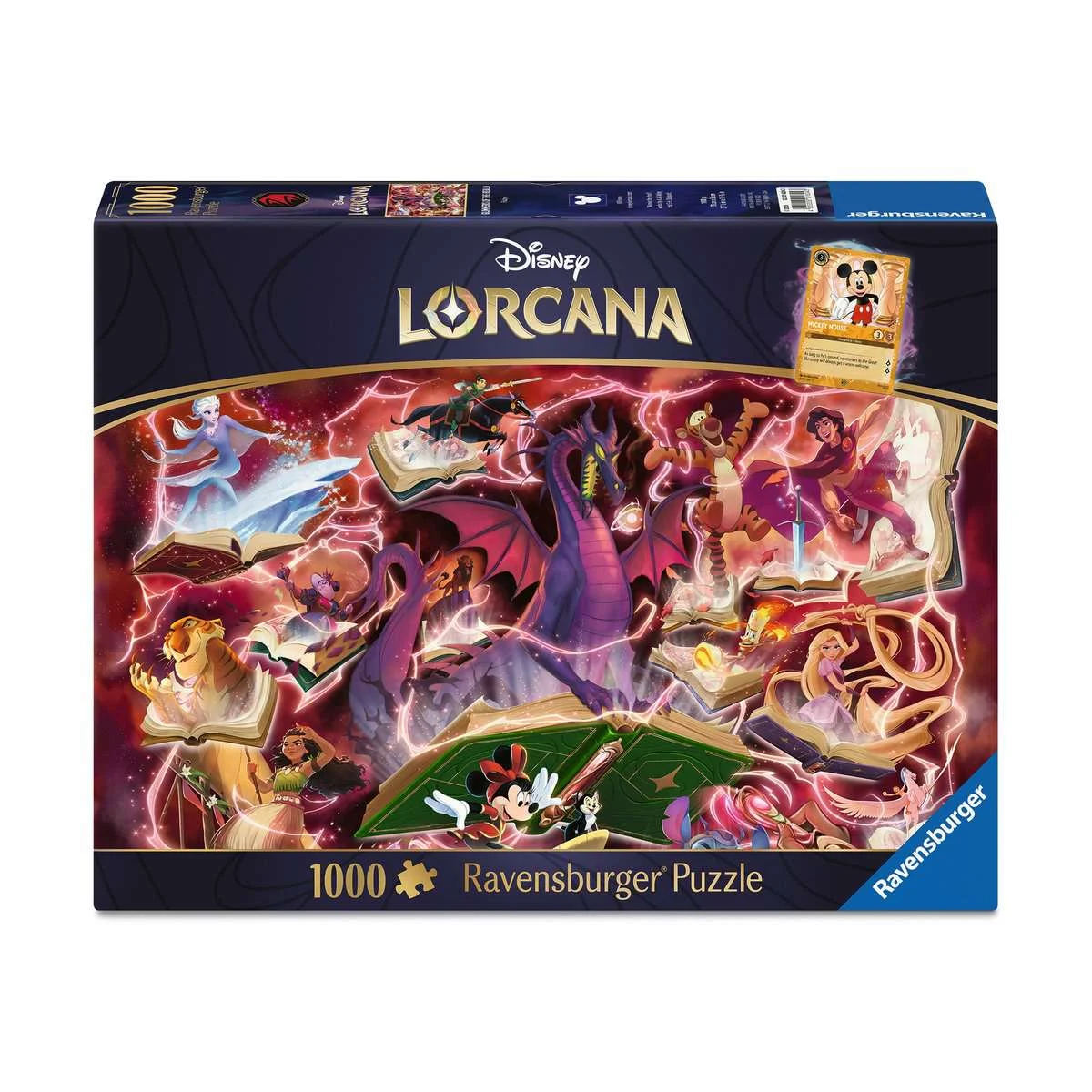 Disney Lorcana puzzle Glimmers of the Realm: Ruby (1000 pieces) - Ravensburger