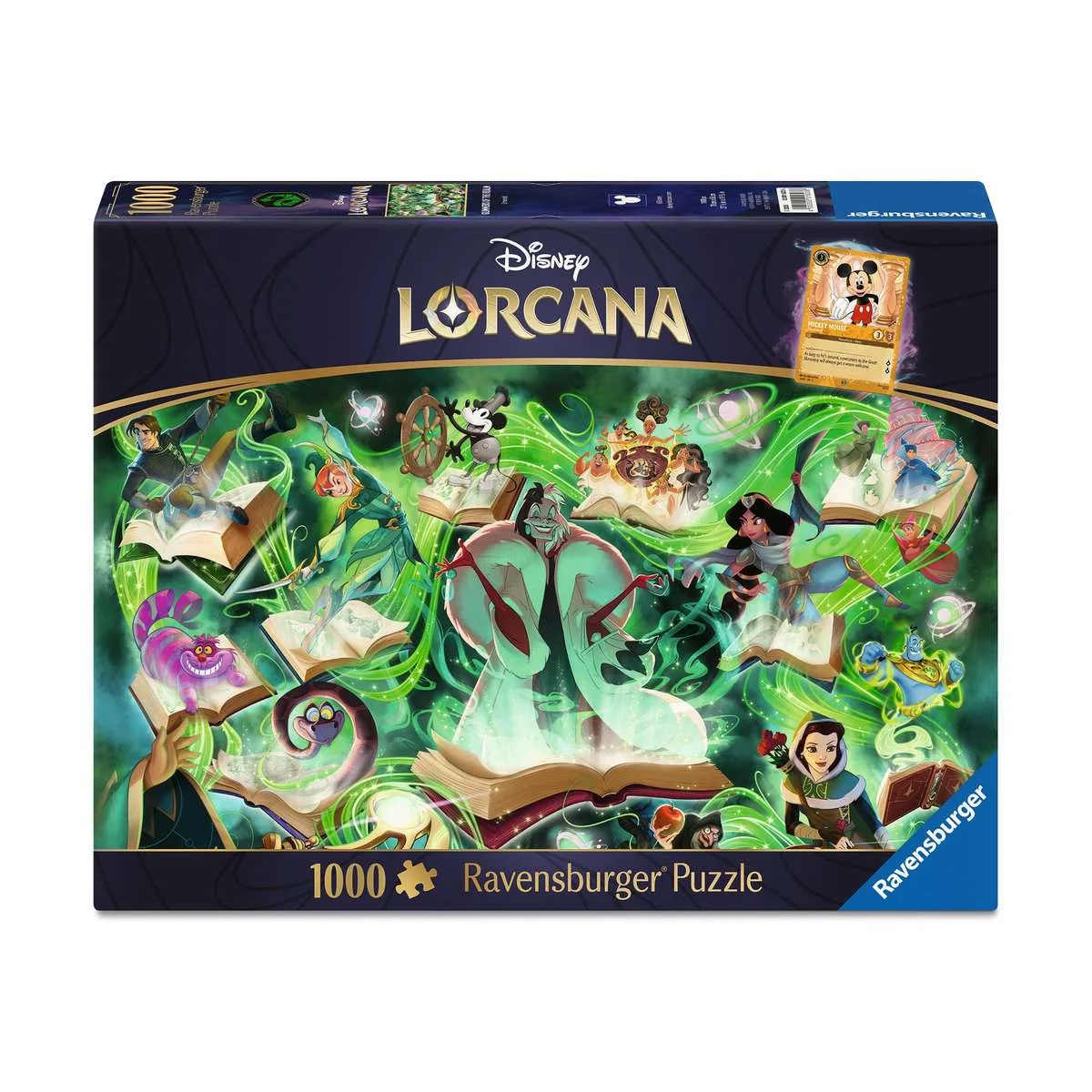 Disney Lorcana puzzle Glimmers of the Realm: Emerald (1000 pieces) - Ravensburger