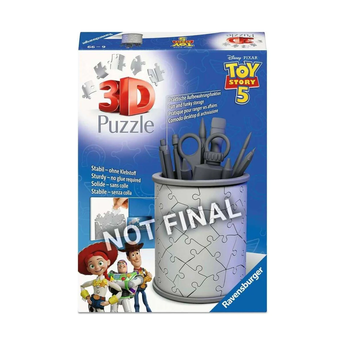 TOY STORY 5 - 3D Puzzle - Pencil Pot 54p