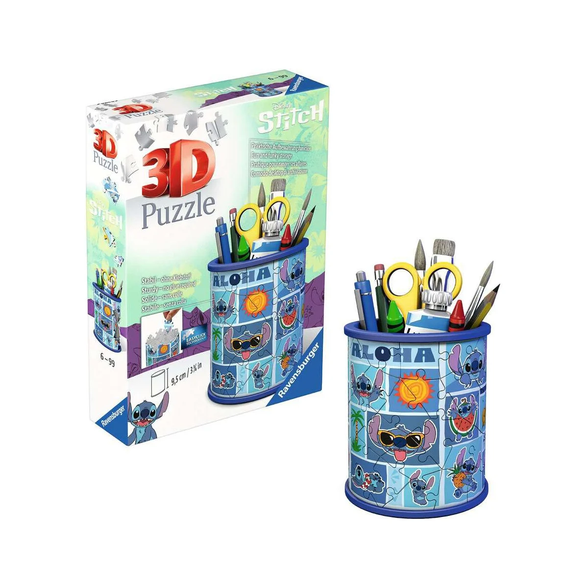 DISNEY - Stitch - 3D Puzzle - Pencil Holder 54p
