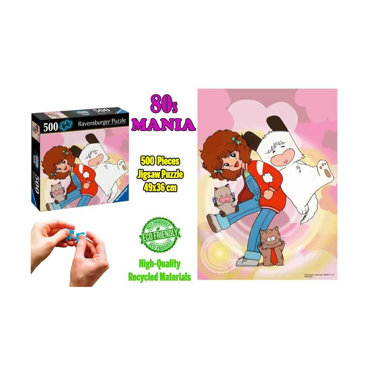 Hello Spank - 80s Mania 500 Pieces Jigsaw Puzzle