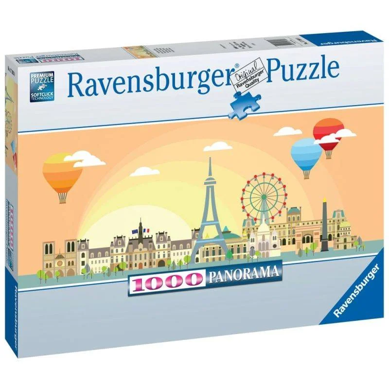 Puzzle 1000 p - A day in Paris (Panorama)