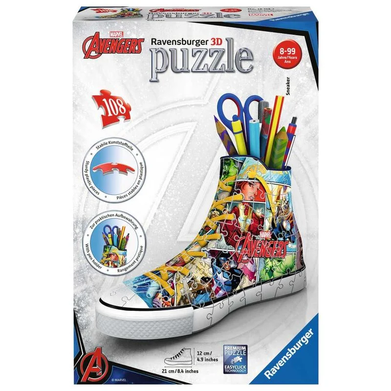 Puzzle 3d Marvel Avengers Sneaker - Ravensburger
